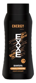 EXXE MEN Мужской шампунь укрепляющий "Сила и энергия" ENERGY, 400 мл С0007974