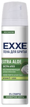 EXXE Пена для бритья EXTRA ALOE (восстанавливающая), 200 мл С0008019
