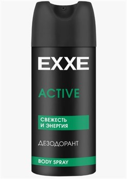 EXXE MEN мужской дезодорант спрей ACTIVE, 150 мл/12 С0008354