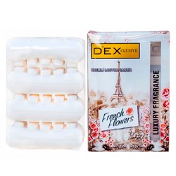 DEX CLUSIVE мыло (контейнер) LUXURY FRAGRANCE "FRENCH FLOVERS" 100гр*4 ББ01974