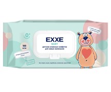 EXXE Baby Влажные салфетки для детей (серия 0+), 100 штук С0008078