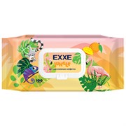 EXXE Джунгли Влажные салфетки для детей (микс Манго), 100 шт С0008079