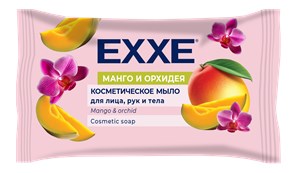 EXXE Косметическое мыло "Манго и орхидея", 75г (флоу-пак) С0007382