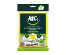 Master FRESH ЭКО салфетки целлюлозные + АНТИМИКРОБНАЯ добавка, 4+1шт В ПОДАРОК С0007053