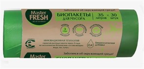 Master FRESH БИОпакеты для мусора 35л 30шт биоразлагаемые С0006471