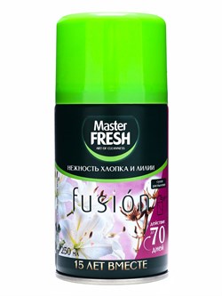 Master FRESH Освежитель воздуха сменный баллон Нежность хлопка и лилии 250 мл С0008105