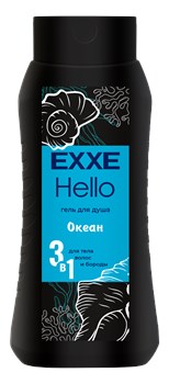 EXXE Hello Мужской гель для душа 3в1 "Океан", 400 мл С0008286