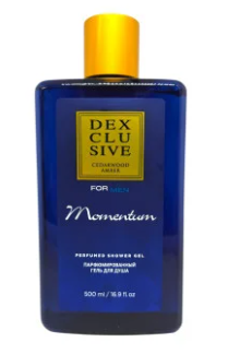 DEX CLUSIVE  MEN Momentum  ( гель для душа ) синий 500 мл. 1 * 12шт. ББ02326