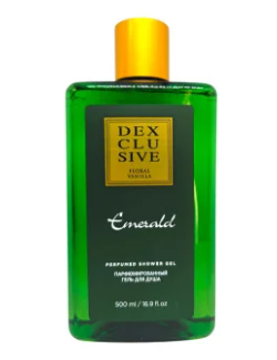 DEX CLUSIVE  EMERALD  ( гель для душа ) зеленый 500 мл. 1 * 12шт. ББ02328