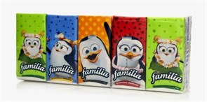 Нос.платки FAMILIA 3сл/10*10/24бл. в уп ББ02184