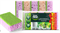 Master FRESH Губки для мытья посуды BUBBLE-поролон Цветные, 5 штук (М) С0008507